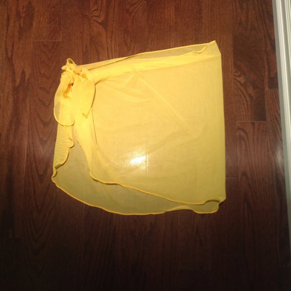 Brand New Yellow Sarong Coverup